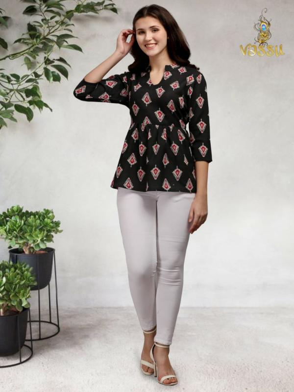 Vaasu Top 2 Stylist Cotton Printed Western Top 